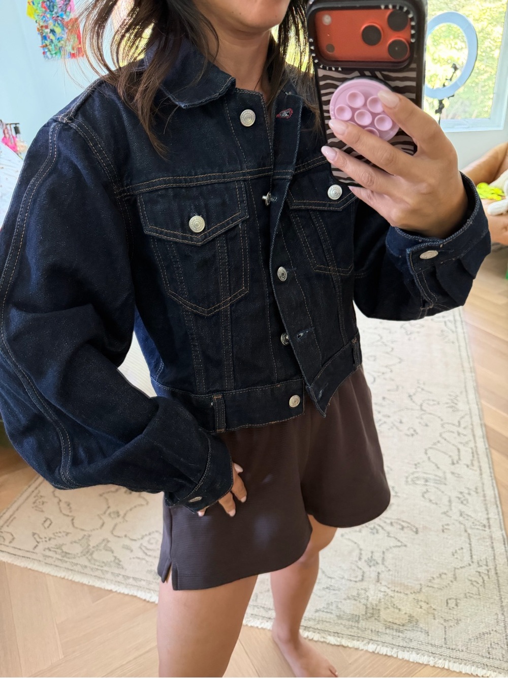 Gap × Victoria Beckham Relaxed Crop Denim Jacket
